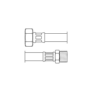 NEOFLEX® Panzerschlauch DN20 IG x AG 3/4 X 3/4 30 CM