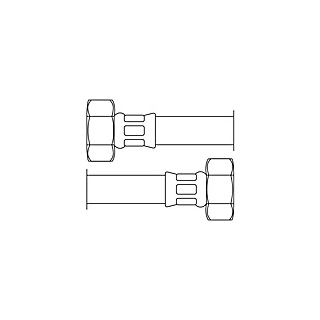 NEOFLEX® Panzerschlauch DN20 IG x IG 3/4 X 3/4 30 CM