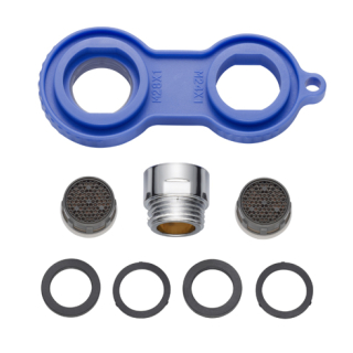 NEOPERL® HONEYCOMB Wassersparset M22 / M24 / 1/2 ~ 7 L/MIN. + ~ 12 L/MIN.