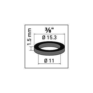 NEOPERL® Gummidichtung zu Innenteil Beutel zu 10 Stk. 3/8 11 X 15.3 X 1.5 MM