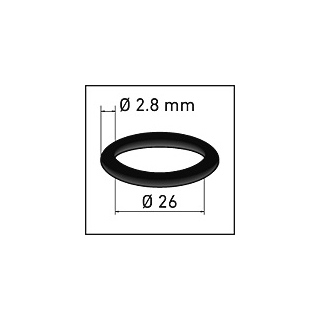 O-Ring zu NITO Industrie EPDM 26 X 2.8 MM 3/4