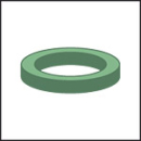 Raccord-Dichtungen Tesnit / Beutel zu 10 Stk. 3/4 24 X 15...