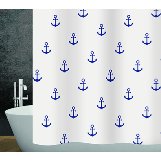 diaqua® Duschvorhang Textil Anchor 180 X 180 CM / CH