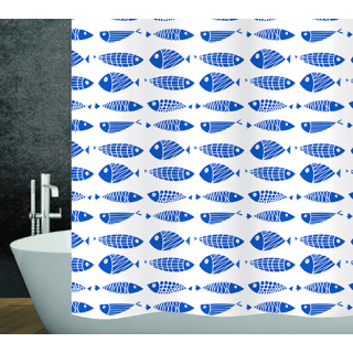 diaqua® Duschvorhang Textil Scuby 180 X 180 CM / CH