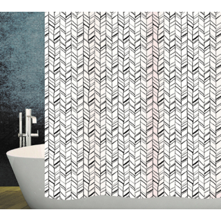 diaqua® Duschvorhang Textil Chevron 240 X 180 CM