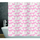 diaqua® Duschvorhang Textil Flamingo 120 X 200 CM