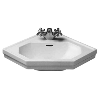 Eck-Handwaschbecken Duravit 079342-00 1930, weiss