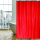 DUSCHVORHANG AUS POLYESTER 180X200 ROT