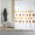 DUSCHVORHANG AUS POLYESTER KREISE 180X200 SCHOKOLADE