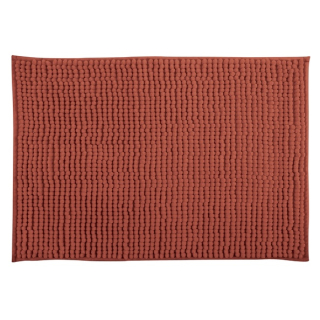 BADEMATTE AUS CHENILLE 40X60 CM TERRAKOTTA