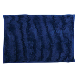 BADEMATTE CHENILLE 40X60 CM DUNKELBLAU