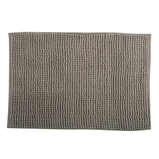 BADEMATTE AUS CHENILLE 60X90 CM TAUPE