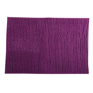 CHENILLE BADEMATTE 60X90 CM LILA