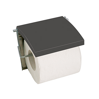 TOILETTENROLLENHALTER 13X15X11,5CM ANTHRAZIT