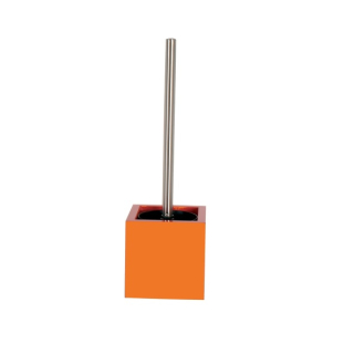 ORANGE TOILETTENBÜRSTENHALTER AUS MDF UND EDELSTAHL