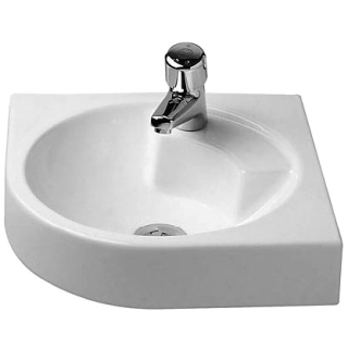 Eck-Waschtisch Duravit ARCHITEC 044845-00 weiss, ohne Überlauf