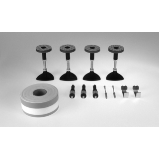 Schallschutz-Set Stauffer 30,1034 für Brausetasse Stahl bis 900x900 mm