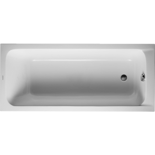 Badewanne Duravit D-CODE 700096-00000-00/00 weiss, Rechteck, Einbau