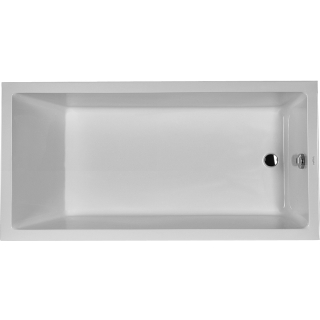 Badewanne Duravit STARCK X 700050-00000-00/00 weiss, Rechteck, Einbau