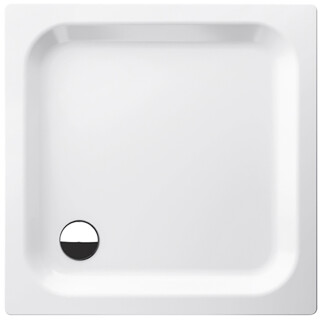 Brausetasse Stahl-Email, Rechteck Bette EXTRAFLACH 5360-000 750x700x65 mm, weiss