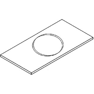 Waschtischplatte DIAMANT STONE U1 Schiefer Preisklasse 1