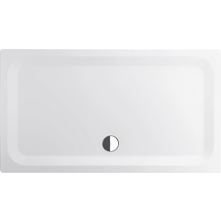 Brausetasse Stahl-Email, Rechteck Bette SUPERFLACH 5951-430 1600x700x35 mm, braun 430