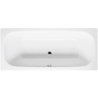 Badewanne Stahl-Email, Rechteck Bette DUETT 3020-000 1700x750x420 mm, weiss