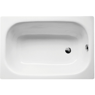 Sitz-Badewanne Stahl-Email, Rechteck Bette LABETTE 1080-000 1080x730x380 mm, weiss