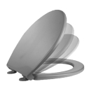 Viertelkreis-Brausetasse Stahl-Email Bette CORNER...