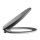 Viertelkreis-Brausetasse Stahl-Email Bette CORNER 5434-401 1200x800x35 mm, anthrazit 401