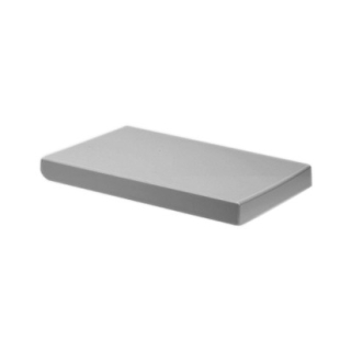 Brausetasse Stahl-Email, Rechteck Bette SUPERFLACH 5669-422 800x750x25 mm, beige 422