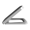 Brausetasse Stahl-Email, Rechteck Bette SUPERFLACH...
