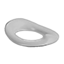 Brausetasse Stahl-Email, Rechteck Bette SUPERFLACH...