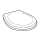 Brausetasse Stahl-Email, Rechteck Bette SUPERFLACH 5709-423 900x700x25 mm, beige 423