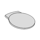 Brausetasse Stahl-Email, Rechteck Bette SUPERFLACH...
