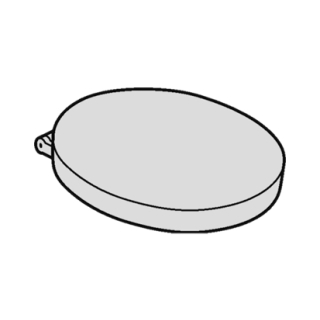 Brausetasse Stahl-Email, Rechteck Bette SUPERFLACH 5719-400 700x700x25 mm, anthrazit 400