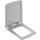 Brausetasse Stahl-Email, Rechteck Bette SUPERFLACH 5719-403 700x700x25 mm, anthrazit 403