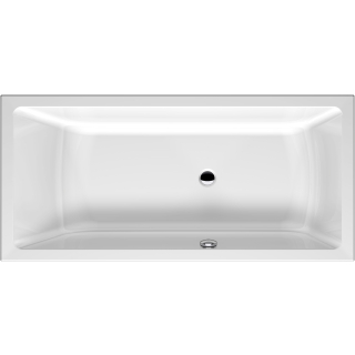 Badewanne Nacryl Plus, Rechteck DIAMANT MEMO MEBW17080RW 1700x800 mm, weiss