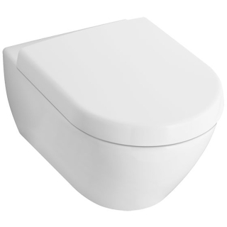 Wand-WC Tiefspüler V&B SUBWAY2.0 COMPACT 5606.10-R1 weiss CeramicPlus