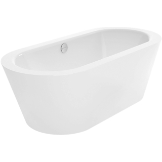 2680-000 Oval-Badewanne Stahl-Email STARLET OVAL SILHOUETTE 1750x800x420 mm, weiss