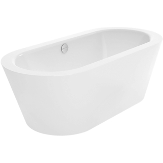 2740-004 Oval-Badewanne Stahl-Email STARLET OVAL SILHOUETTE 1850x850x420 mm, edelweiss