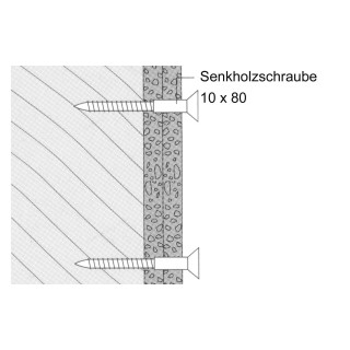BM22.4 Befestigung Hewi für   Span-, Hartfaser- und Gipskartonplatten