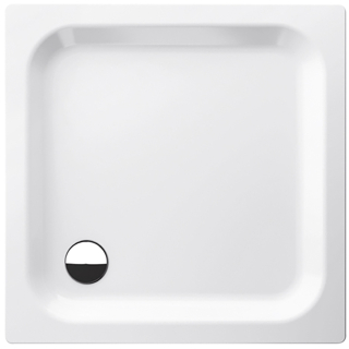 Brausetasse Stahl-Email, Rechteck Bette EXTRAFLACH 5920-000 900x900x65 mm, weiss
