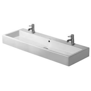 Doppelwaschtisch Duravit VERO 045412-00/24.1 weiss WonderGliss