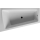 Eckbadewanne Duravit PAIOVA 700264-00000-00/00 weiss, Ecke links, Einbau, Acryl