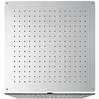 Teller-Kopfbrause DIAMANT FLORA PLUS PD363 Rechteck, chrom, Anschluss 1/2IG