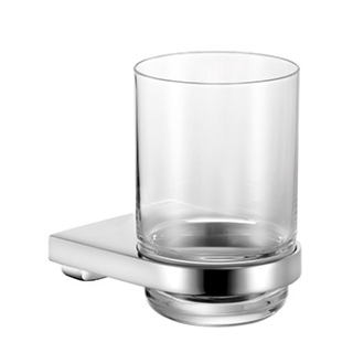 Glashalter Keuco MOLL 12750.019000 chrom, Kristallglas klar