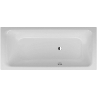 Badewanne Stahl-Email, Rechteck Optima L 22OV 1700x700x420 mm, weiss
