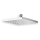 Teller-Kopfbrause DIAMANT QUADRI PD016 Rechteck, schwarz matt, Ansch. 1/2IG