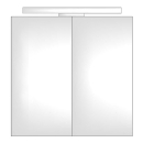 CH-Spiegelschrank Aluminium Optima L AF1226L B 800 mm, H...